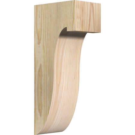 Ekena Millwork Del Monte Rough Sawn Corbel, Douglas Fir, 4"W x 6"D x 14"H COR04X06X14DEL00RDF
